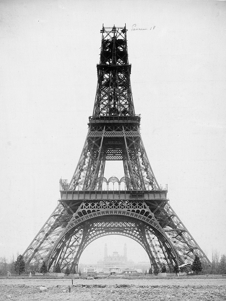 The Eiffel Tower, November 23, 1888 art print by Louis-Emile Durandelle for $57.95 CAD