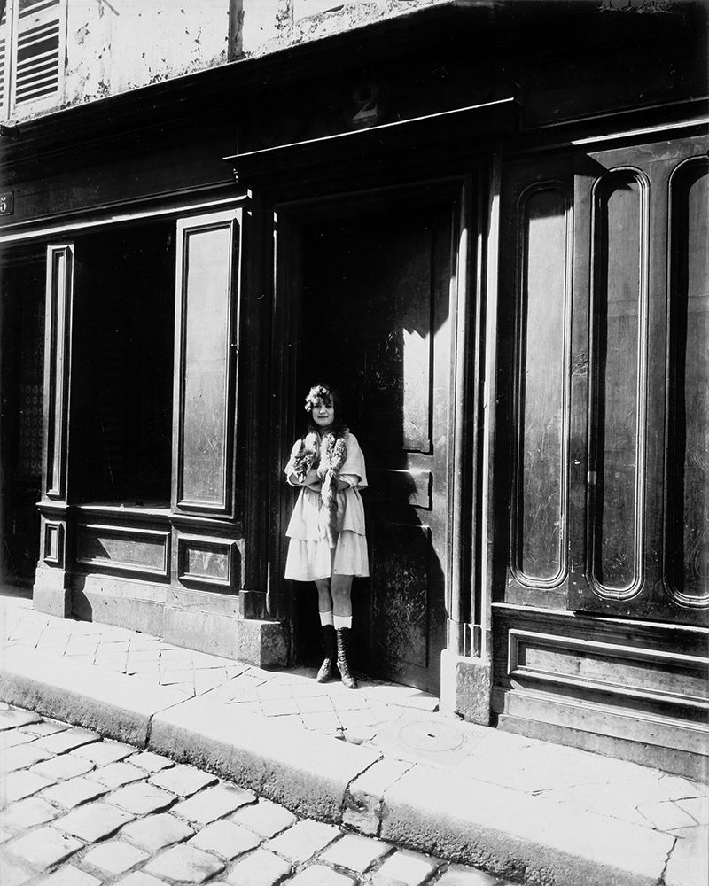 France, 1921 -  Brothel, Versailles, Petit Place art print by Eugene Atget for $57.95 CAD