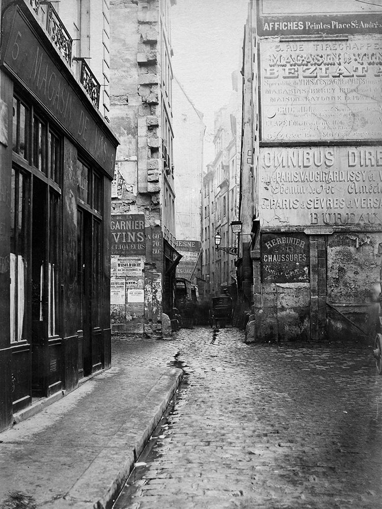 Paris, 1860-1870 - Rue Tirechappe art print by Charles Marville for $57.95 CAD