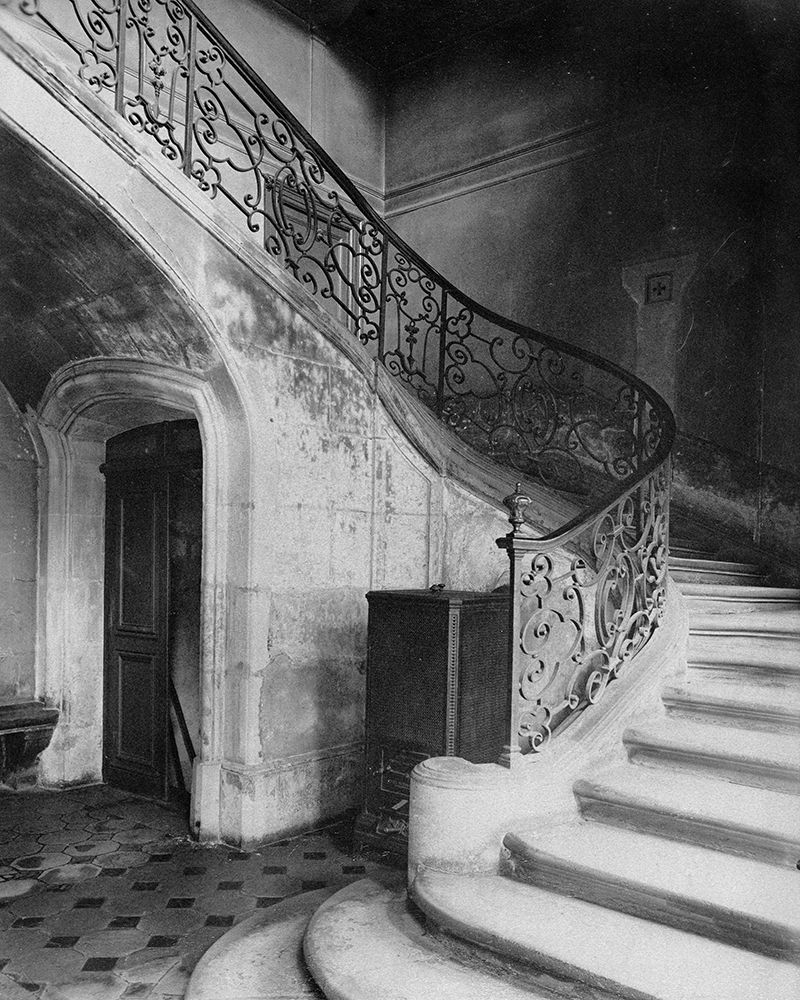 Paris, 1900 - Staircase, Hotel de Brinvilliers, rue Charles V art print by Eugene Atget for $57.95 CAD