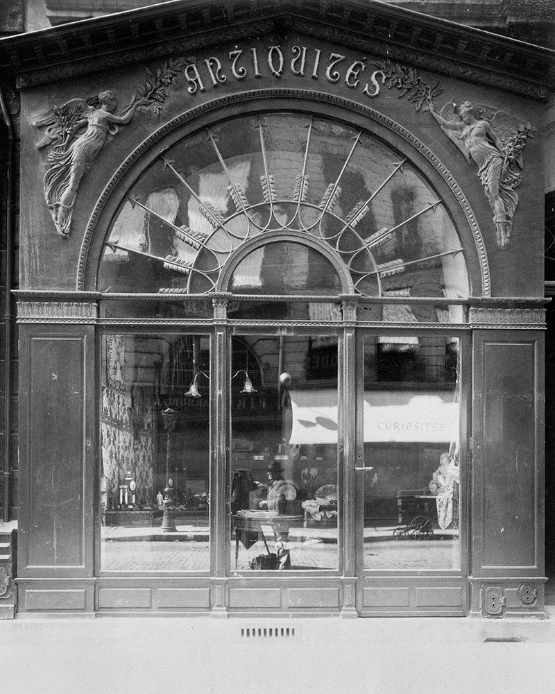 Paris, 1902 - Antique Store, rue du Faubourg-Saint-Honore art print by Eugene Atget for $57.95 CAD