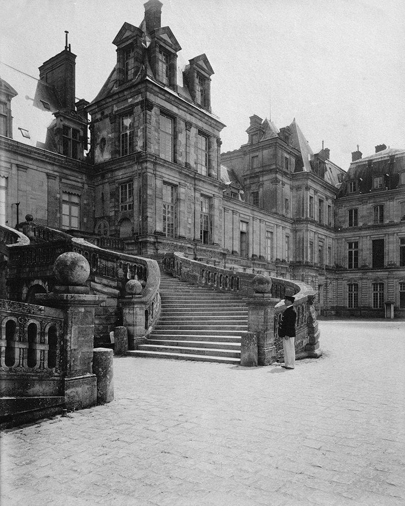 Fountainebleau, 1903 - Cour des Adieux art print by Eugene Atget for $57.95 CAD