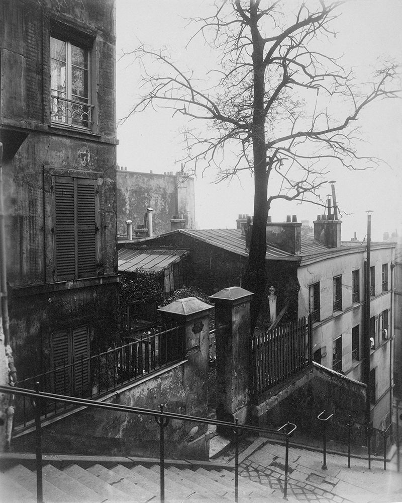 Paris, 1921 - Staircase, Montmartre art print by Eugene Atget for $57.95 CAD