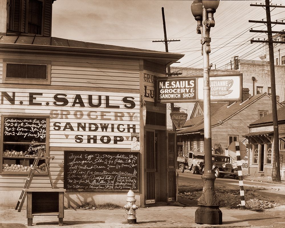 Street Scene, New Orleans, Louisiana, 1935 art print by Walker Evans for $57.95 CAD