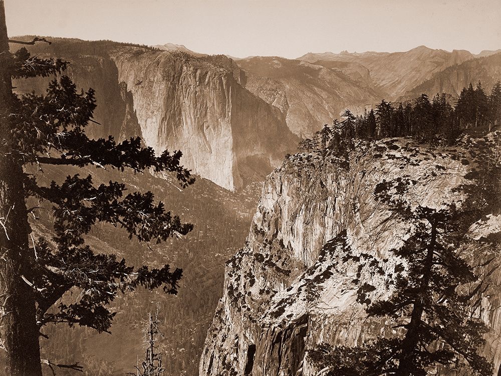 First View of the Valley, Yosemite, California, about 1866 art print by Carleton Watkins for $57.95 CAD