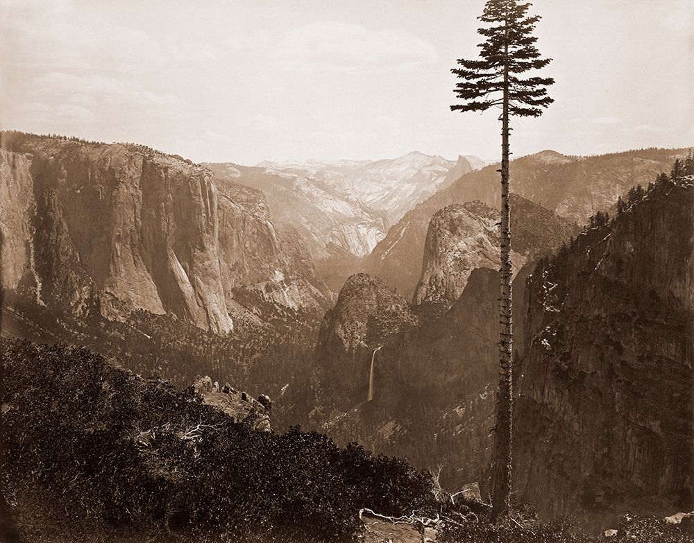Yosemite Valley from the Best General View, 1866 art print by Carleton Watkins for $57.95 CAD