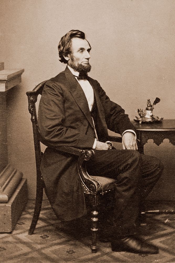 President Abraham Lincoln, Washington D.C., 1865 art print by Mathew B. Brady for $57.95 CAD