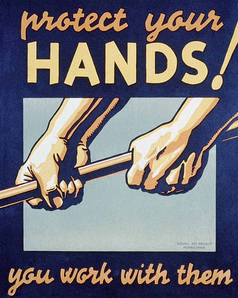 Protect your hands art print by Robert Muchley for $57.95 CAD