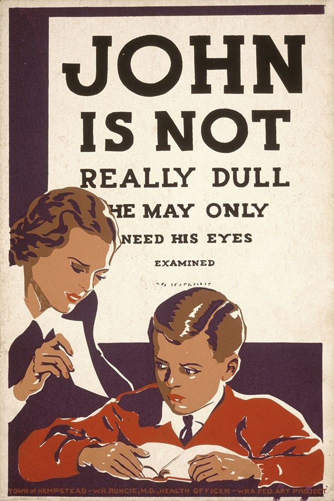 John is not really dull art print by WPA for $57.95 CAD