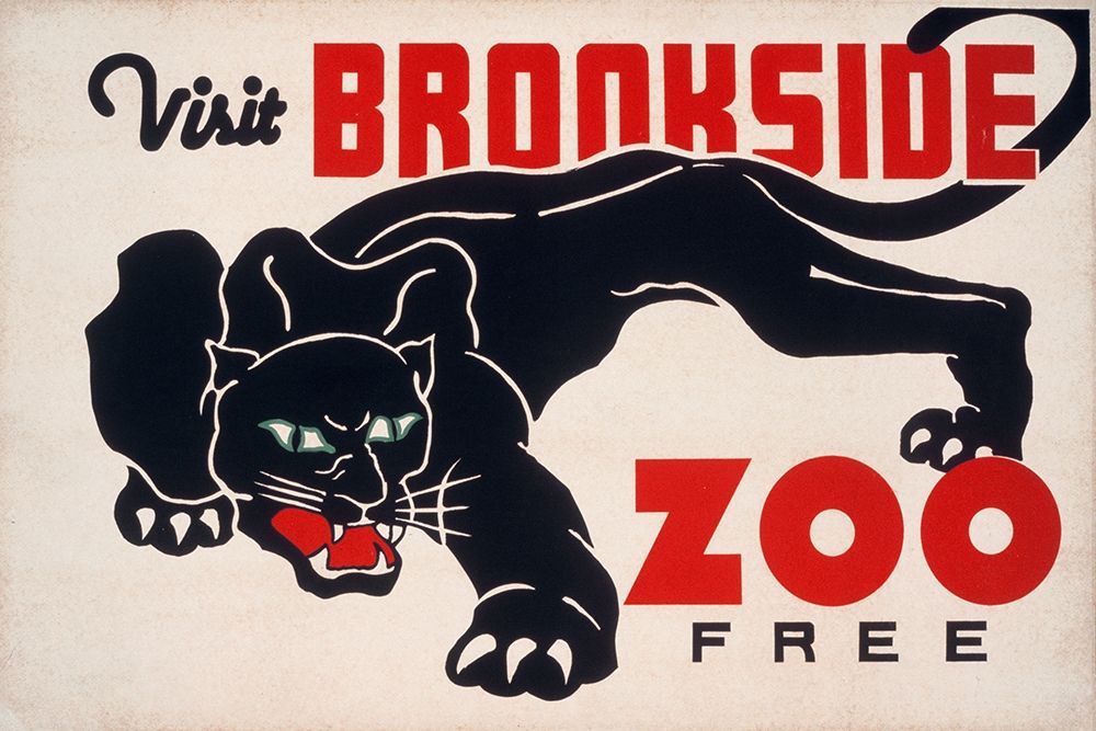 Brookfield Zoo - Panther art print by WPA for $57.95 CAD
