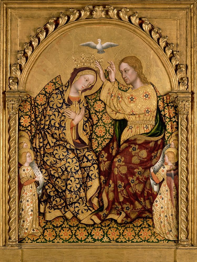 Coronation of the Virgin art print by Gentile da Fabriano for $57.95 CAD