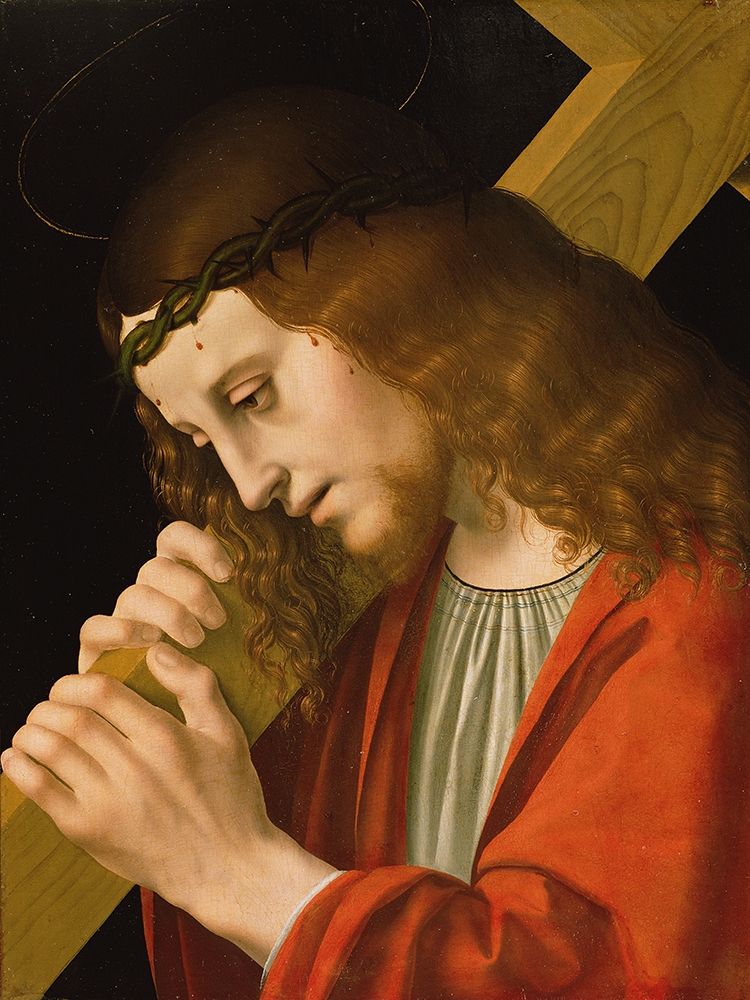 Christ Carrying the Cross art print by Marco d Oggiono for $57.95 CAD