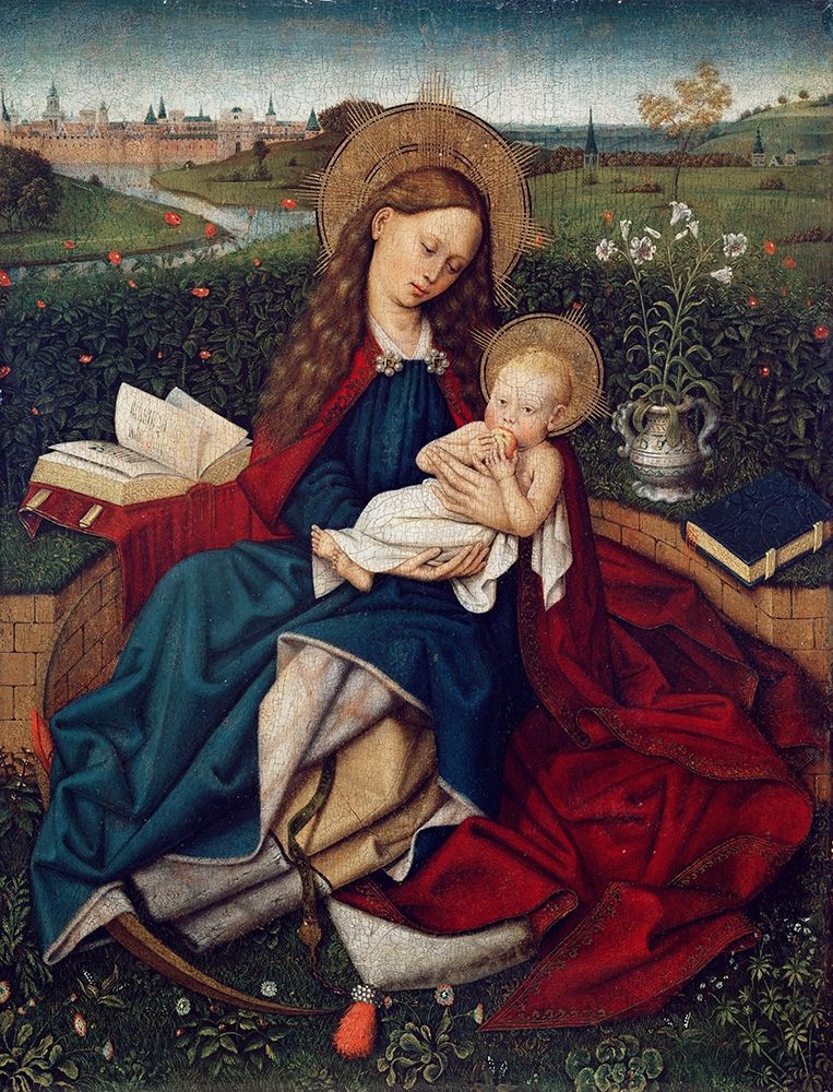The Madonna of Humility art print by Campin for $57.95 CAD