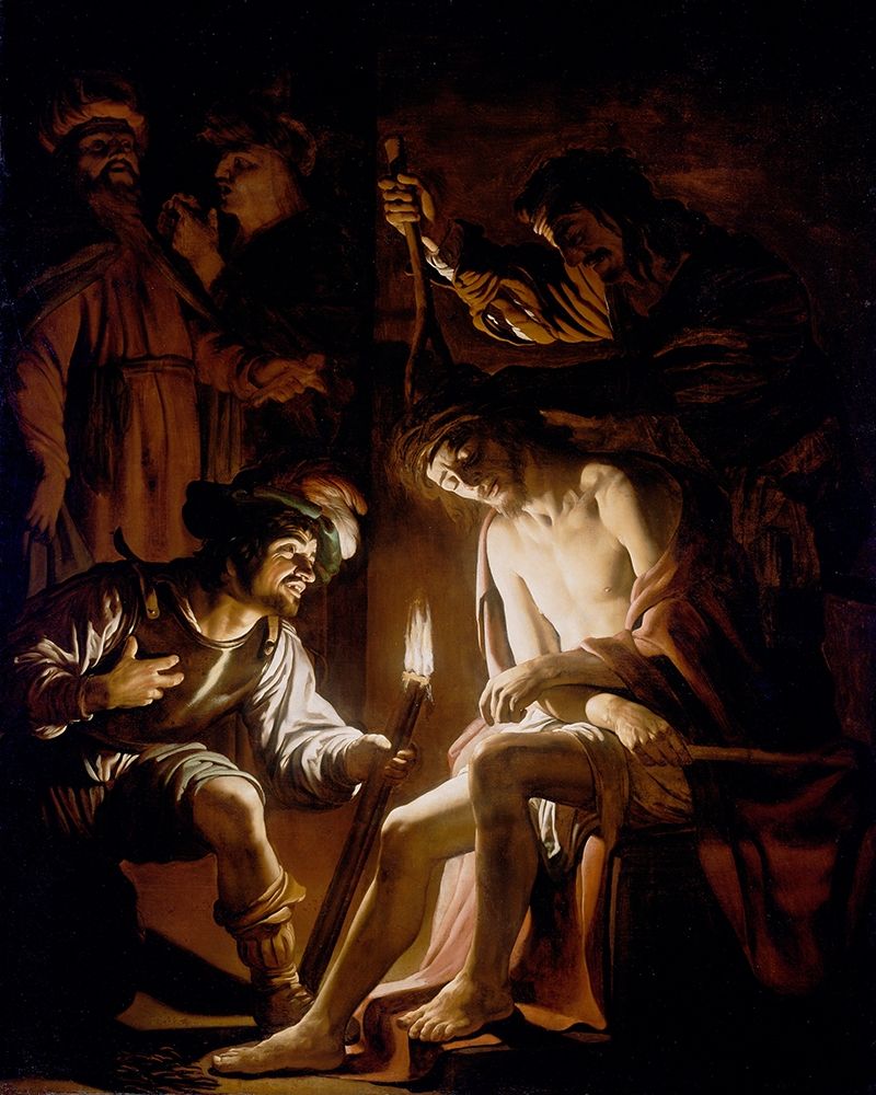 Christ Crowned with Thorns art print by Gerrit van Honthorst for $57.95 CAD