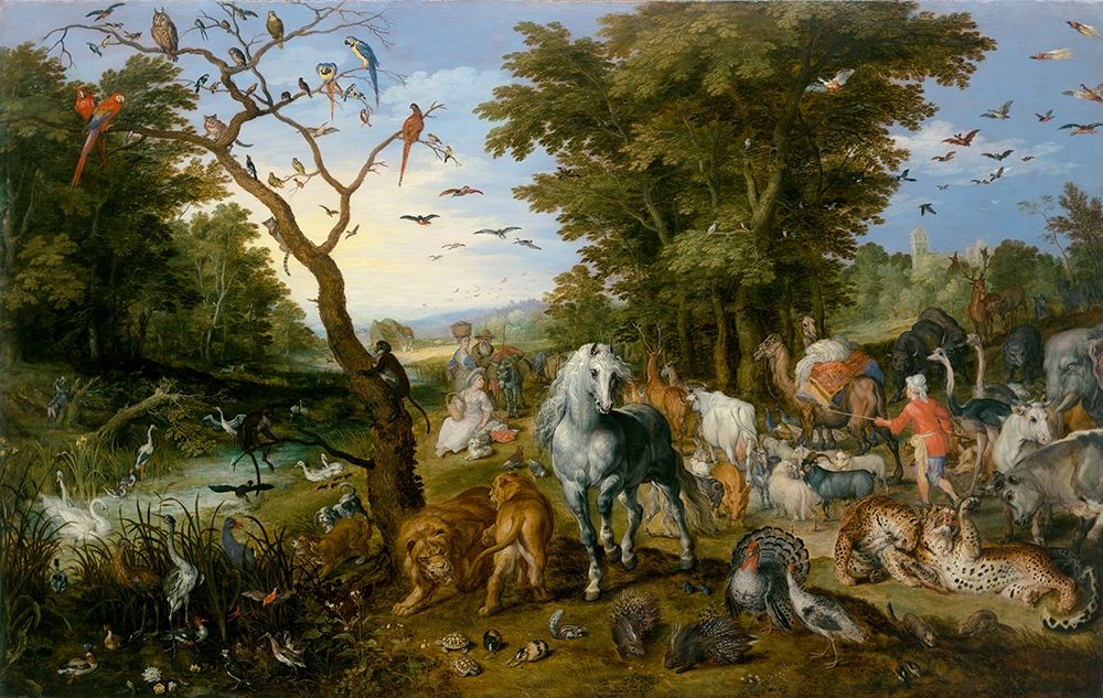 The Entry of the Animals into Noahs Ark art print by Jan the Elder Brueghel for $57.95 CAD