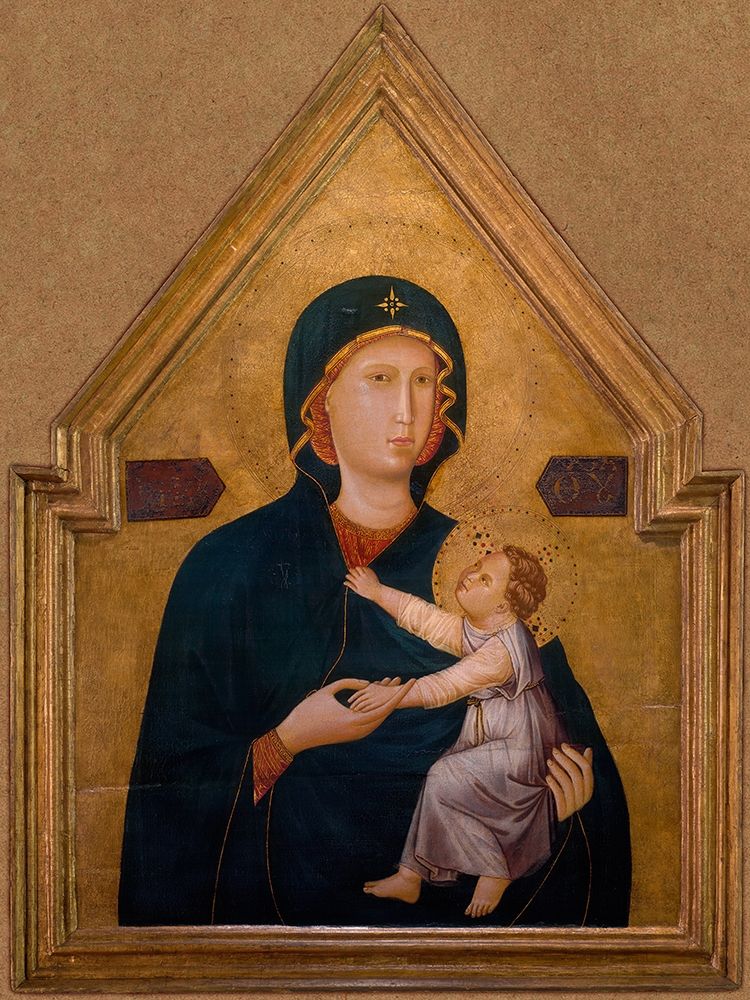 Madonna and Child art print by Unknown 13th Century Italian Illuminator for $57.95 CAD