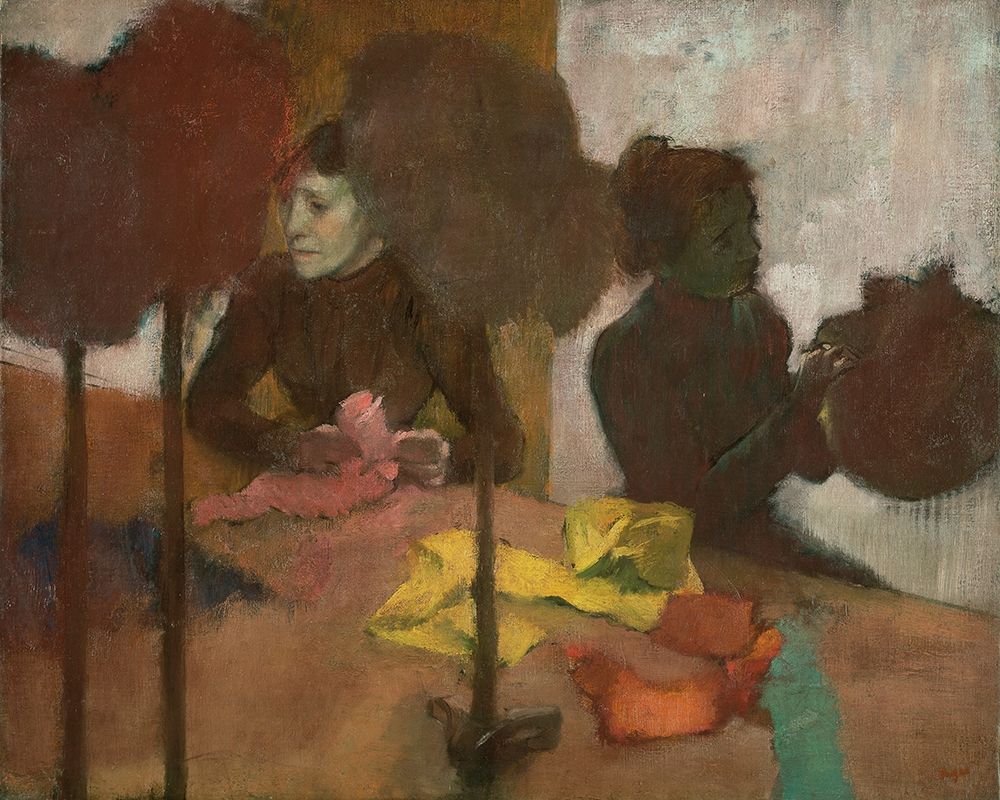 The Milliners art print by Edgar Degas for $57.95 CAD