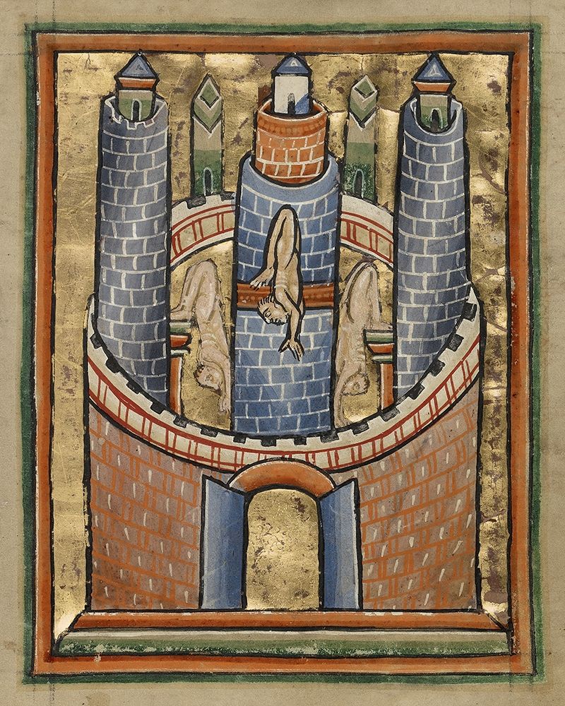 Egypt; The Fall of Pagan Idols art print by Unknown 12th Century English Illuminator for $57.95 CAD