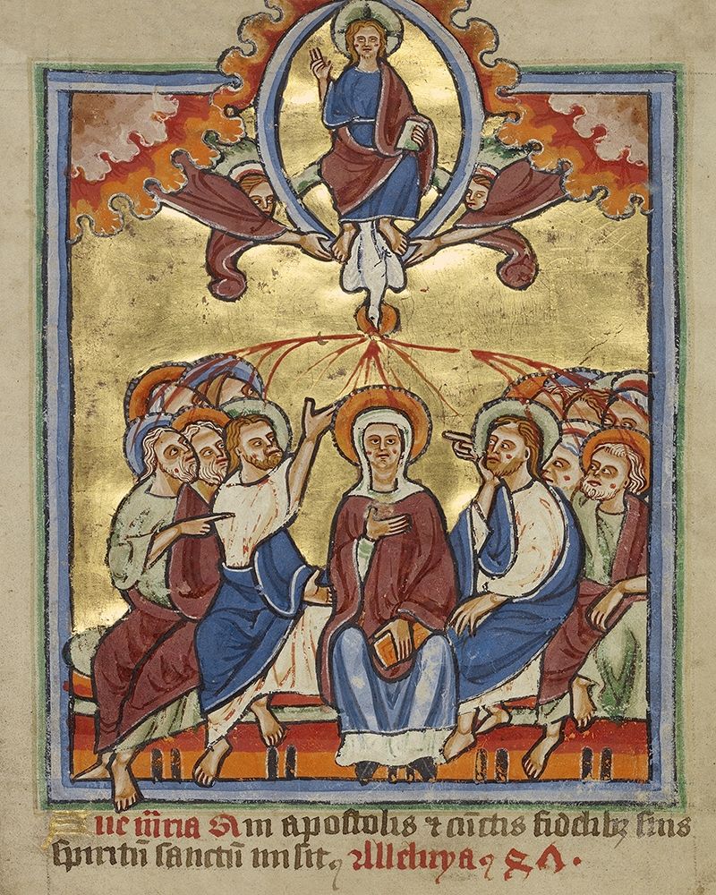 Pentecost art print by Unknown 12th Century English Illuminator for $57.95 CAD