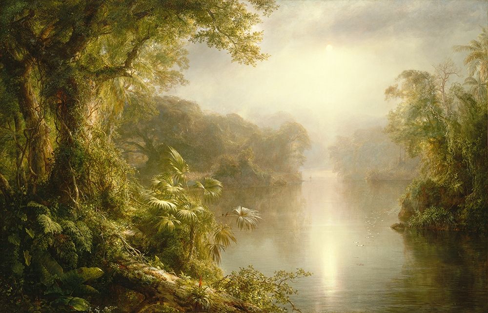 El Rio de Luz (The River of Light), 1877 art print by Frederic Edwin Church for $57.95 CAD