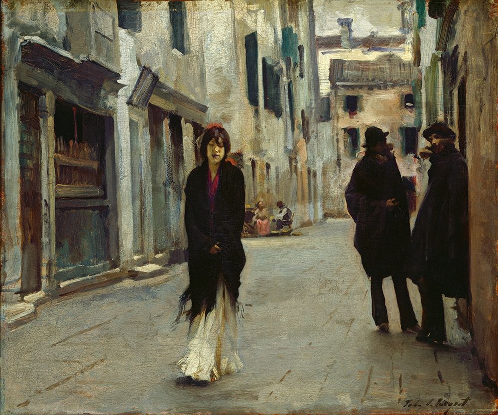 Street in Venice, 1882 art print by John Singer Sargent for $57.95 CAD