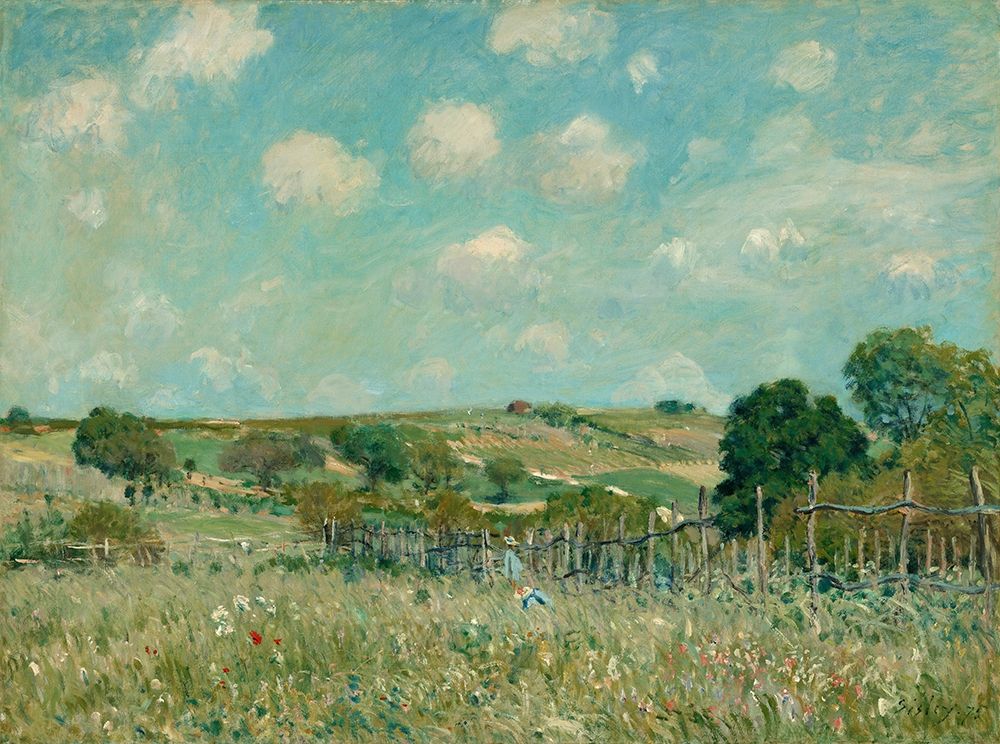 Meadow, 1875 art print by Alfred Sisely for $57.95 CAD