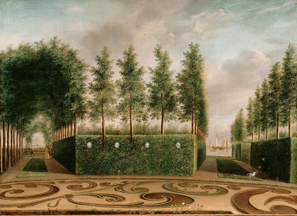 A Formal Garden art print by Johannes Janson for $57.95 CAD