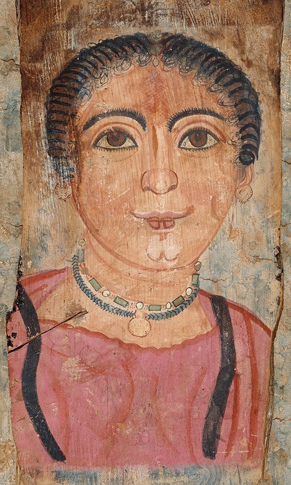 Mummy Portrait of a Woman art print by Unknown 2nd Century Romano-Egyptian Artisan for $57.95 CAD