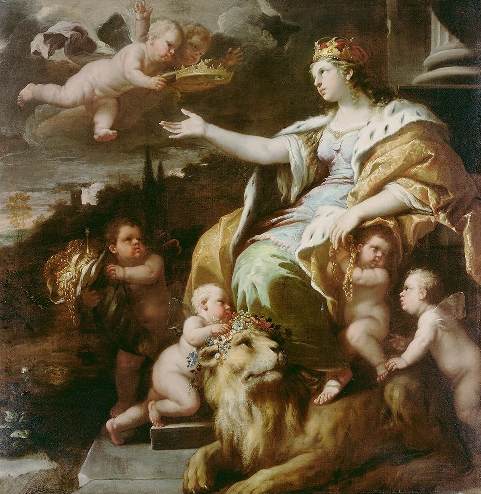 Allegory of Magnanimity art print by Luca Giordano for $57.95 CAD