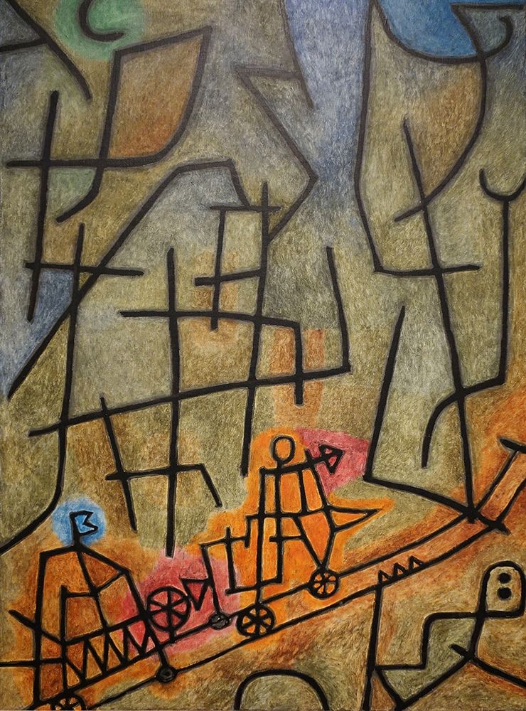 Conquest of the Mountain, 1939 art print by Paul Klee for $57.95 CAD