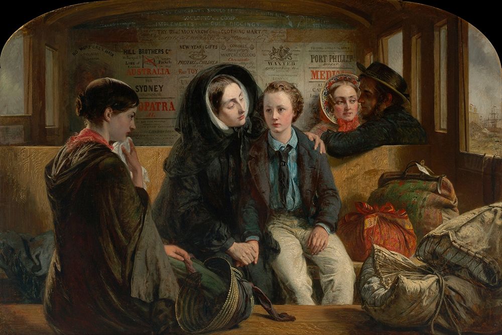 Second Class - The Parting, 1854 art print by Abraham Solomom for $57.95 CAD
