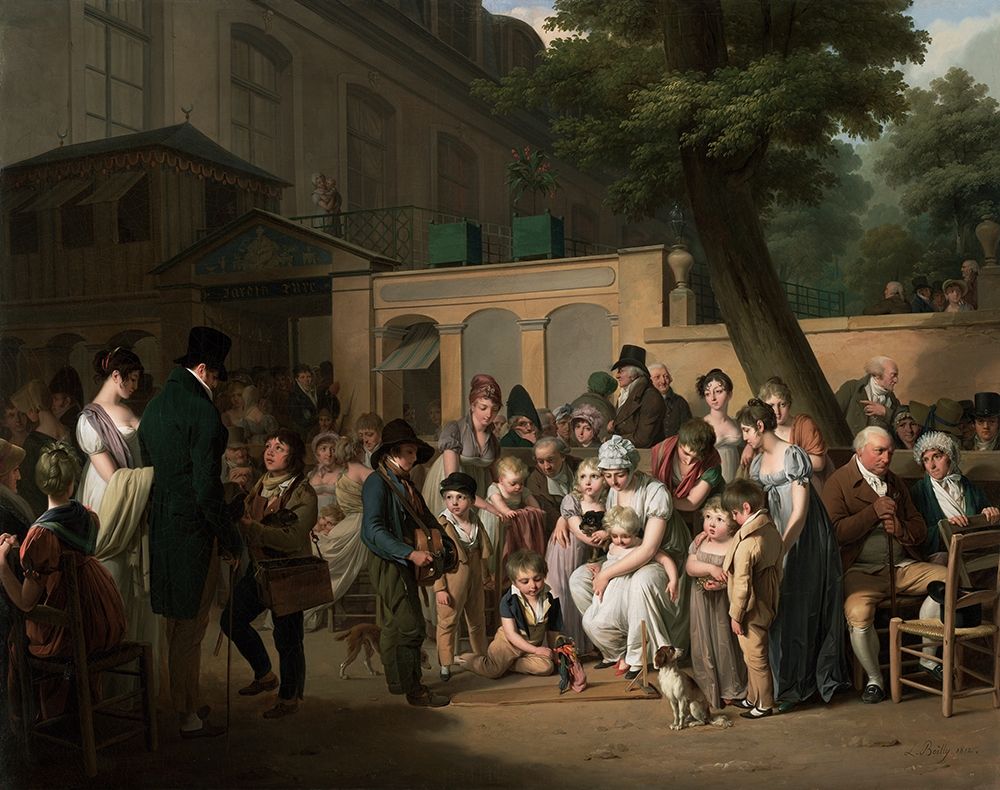 Entrance to the Jardin Turc art print by Louis Leopold Boilly for $57.95 CAD