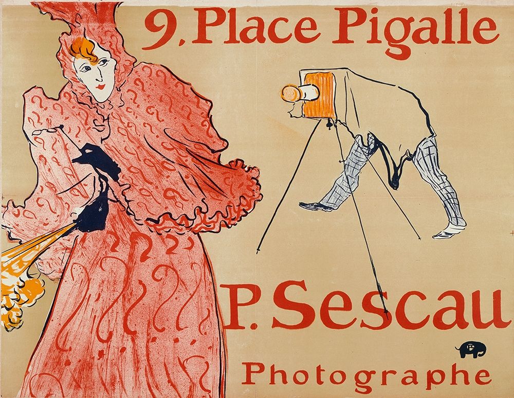 Sescau Photographe art print by Henri de Toulouse-Lautrec for $57.95 CAD