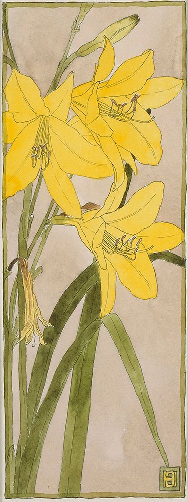 Yellow Daylily art print by Hannah Borger Overbeck for $57.95 CAD