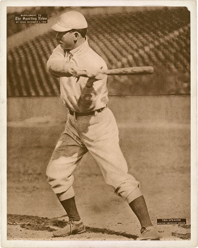 Tris Speaker, Boston American League, 1880 art print by Leopold Morse Goulston Baseball Collection for $57.95 CAD