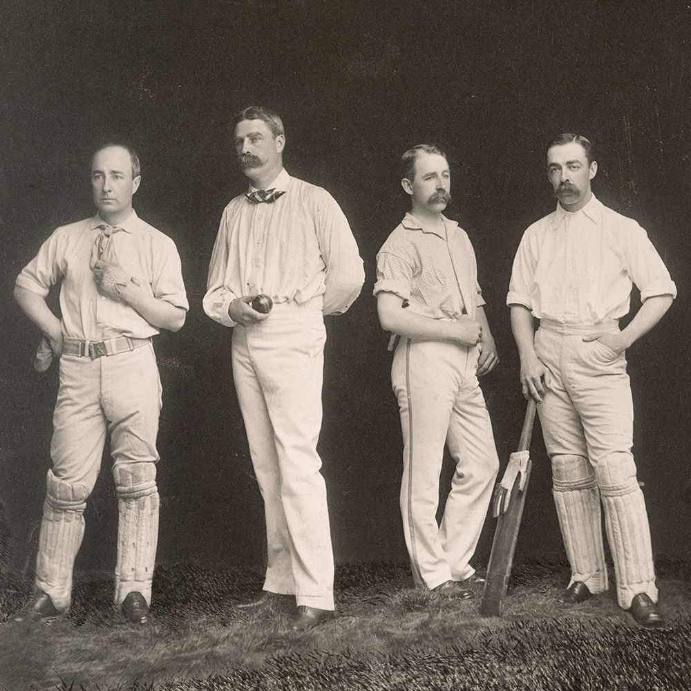 Cricket Players, Unidentified Group Of Four art print by A.G. Spalding Baseball Collection for $57.95 CAD