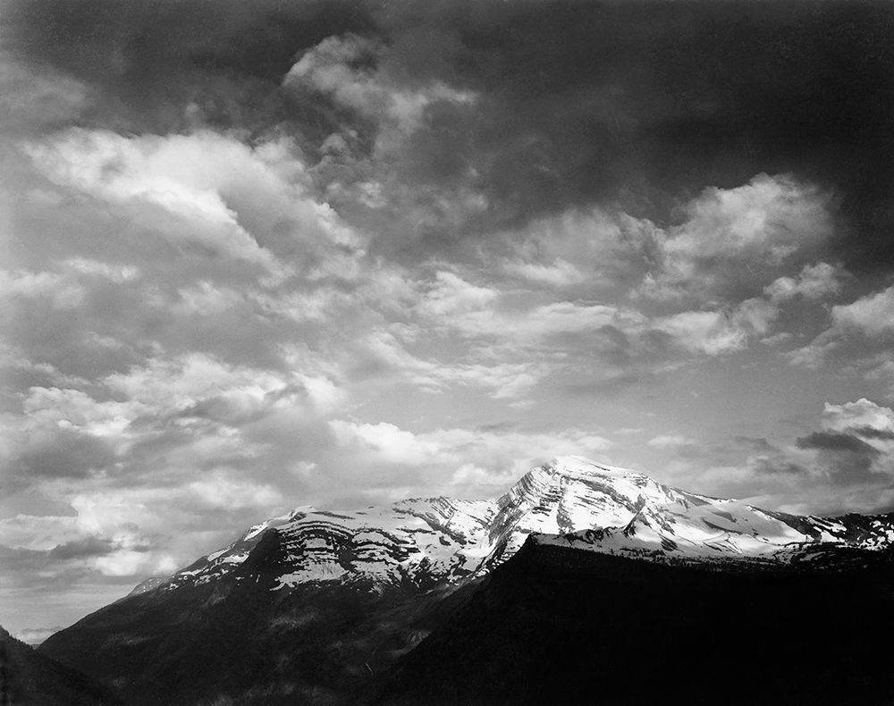 Heavens Peak, Glacier National Park, Montana - National Parks and Monuments, 1941 art print by Ansel Adams for $57.95 CAD