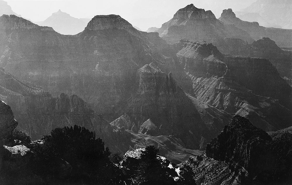 Grand Canyon National Park, Arizona - National Parks and Monuments, 1941 art print by Ansel Adams for $57.95 CAD