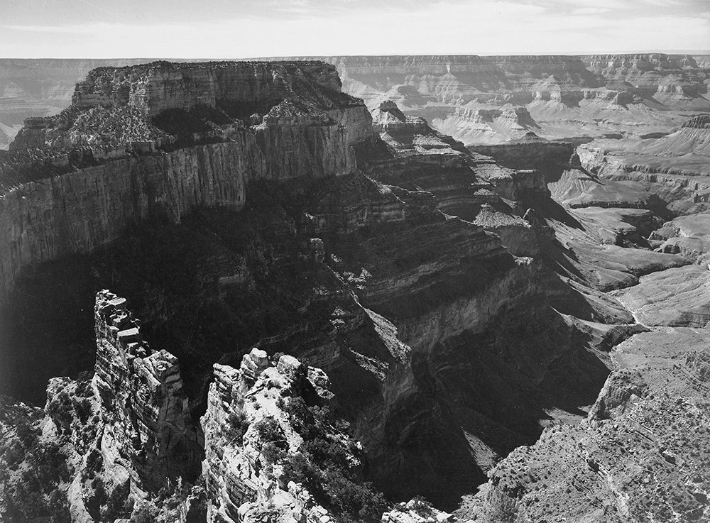 Grand Canyon National Park, Arizona - National Parks and Monuments, 1941 art print by Ansel Adams for $57.95 CAD