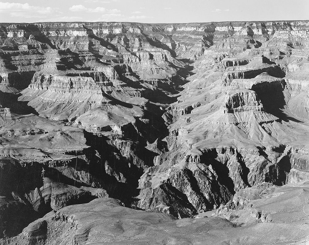 Grand Canyon from South Rim - National Parks and Monuments, 1940 art print by Ansel Adams for $57.95 CAD