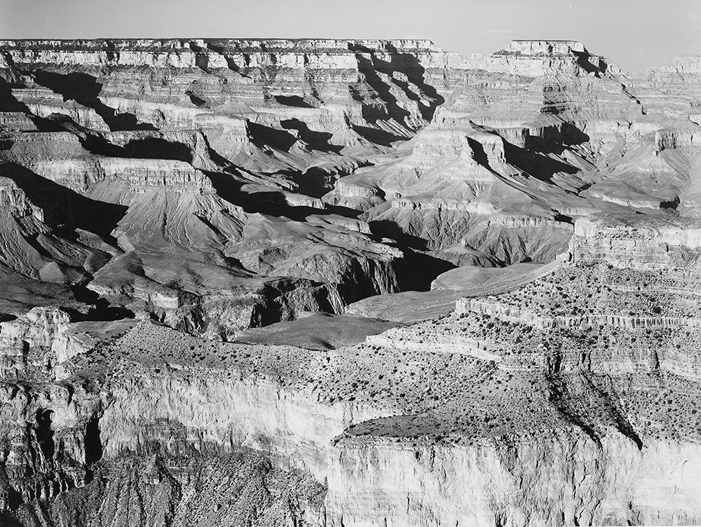 Grand Canyon National Park, Arizona - National Parks and Monuments, 1940 art print by Ansel Adams for $57.95 CAD