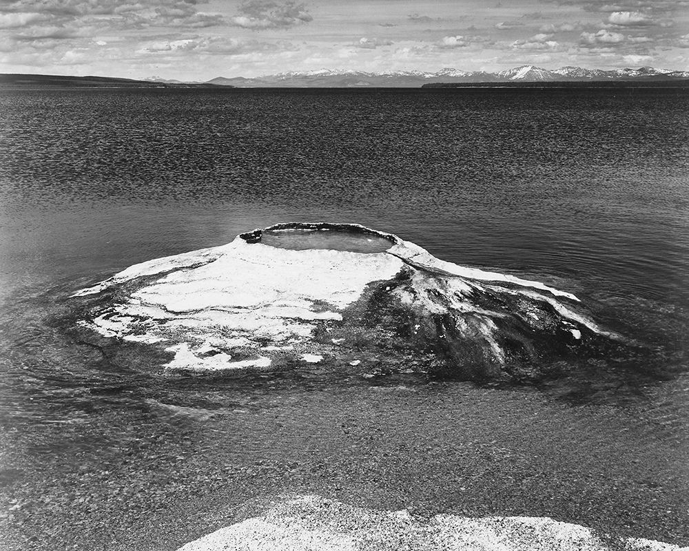 The Fishing Cone - Yellowstone Lake, Yellowstone National Park, Wyoming, ca. 1941-1942 art print by Ansel Adams for $57.95 CAD