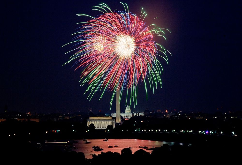 July 4th fireworks, Washington, D.C. art print by Carol Highsmith for $57.95 CAD