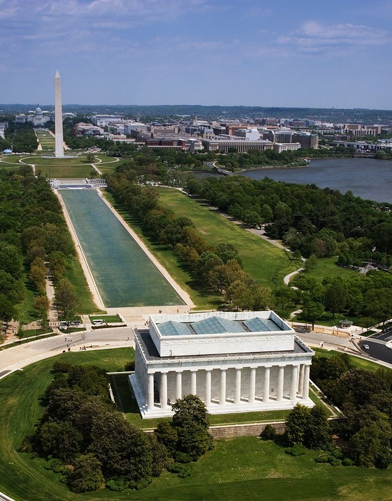 National Mall, Lincoln Memorial and Washington Monument, Washington D.C. art print by Carol Highsmith for $57.95 CAD