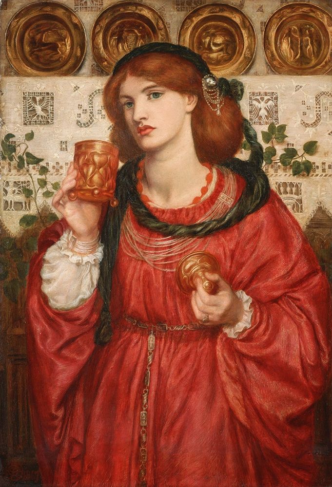 The Loving Cup, 1867 art print by Dante Gabriel Rossetti for $57.95 CAD