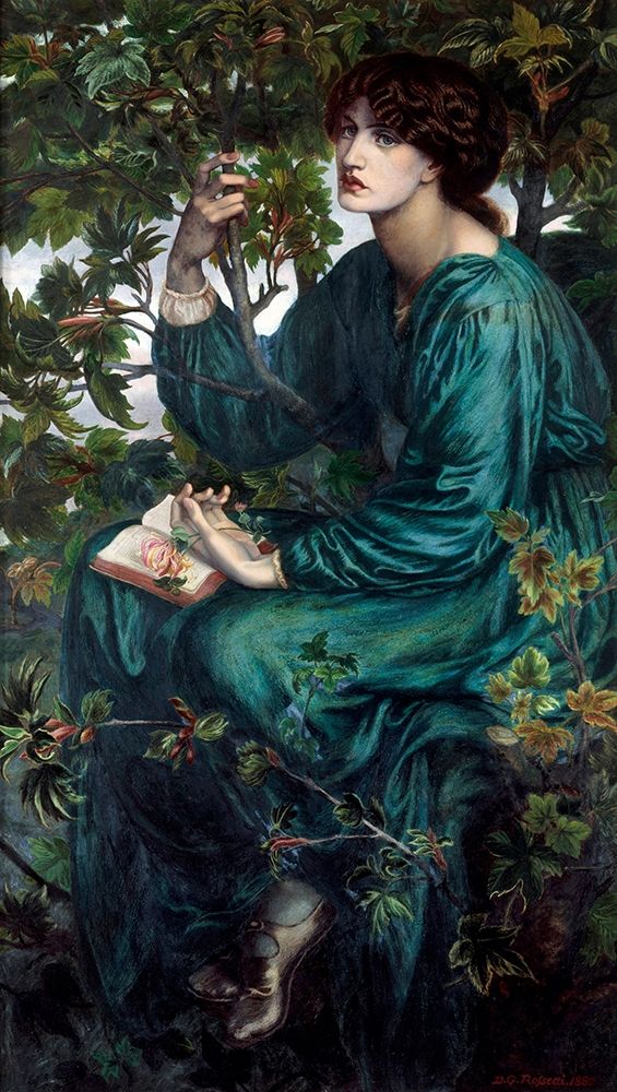 The Day Dream, 1880 art print by Dante Gabriel Rossetti for $57.95 CAD