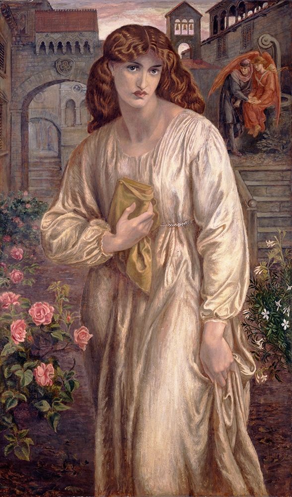 Salutation of Beatrice, 1882 art print by Dante Gabriel Rossetti for $57.95 CAD