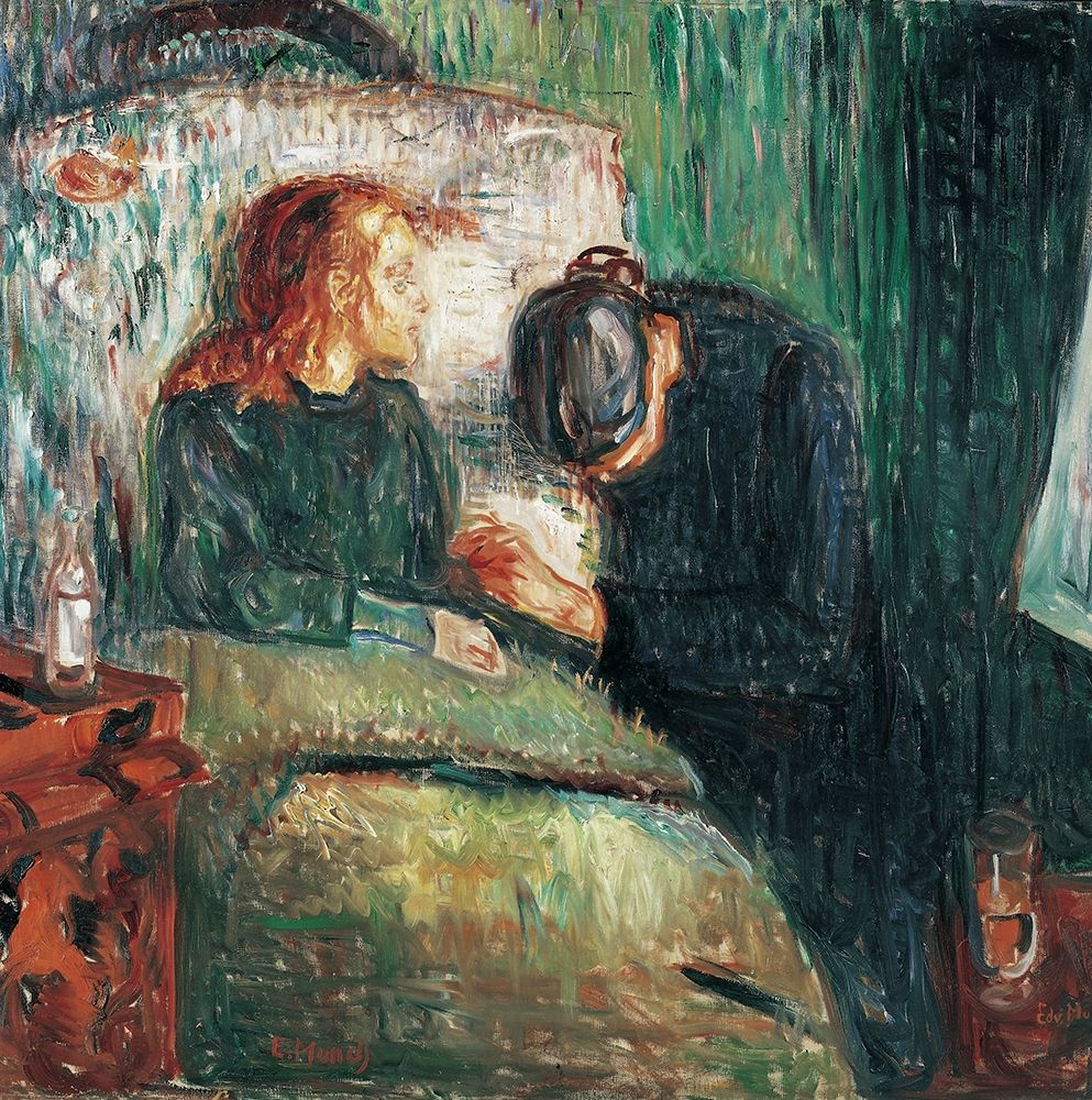 The Sick Child, 1907 art print by Edvard Munch for $57.95 CAD