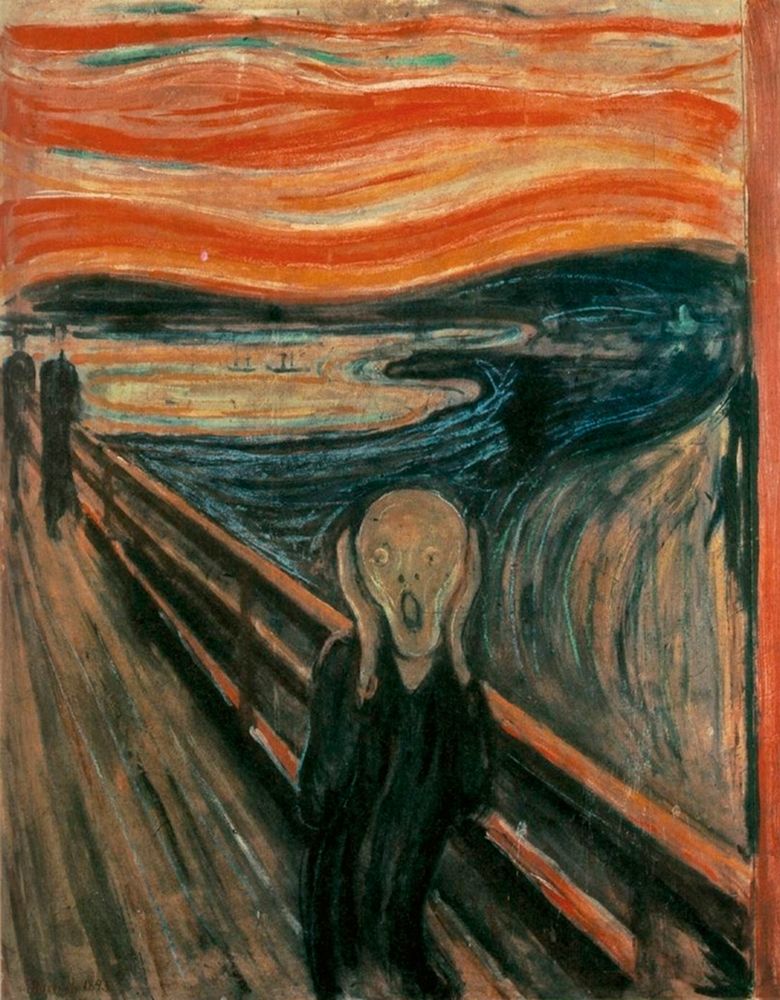 The Scream, 1893 art print by Edvard Munch for $57.95 CAD
