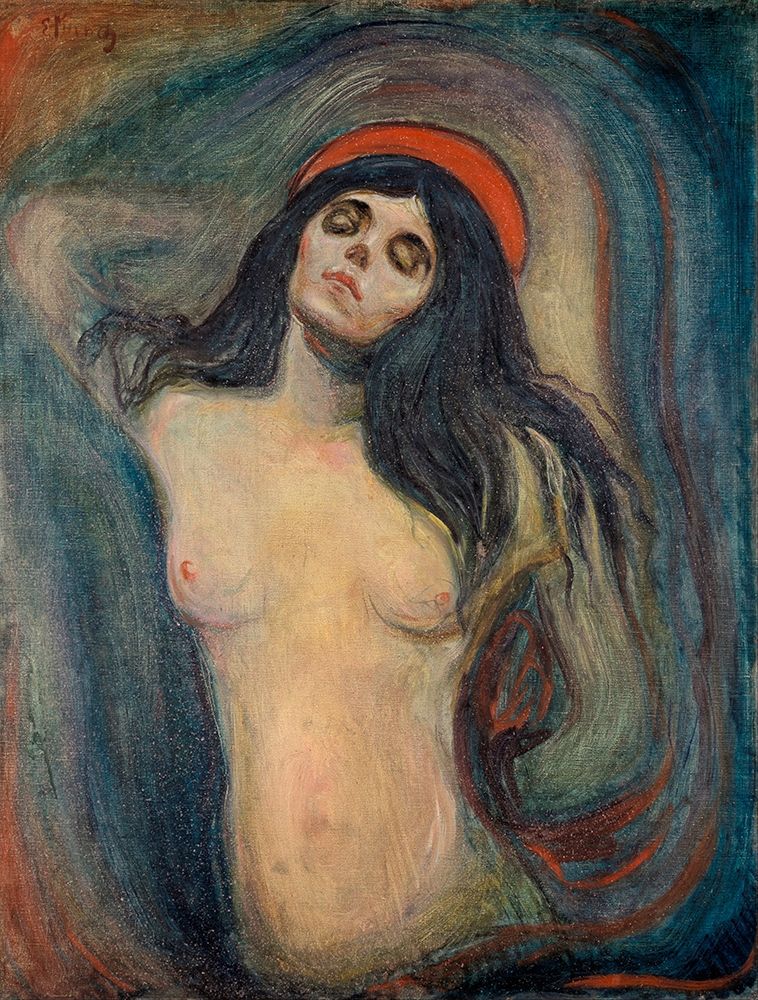 Madonna, 1894 art print by Edvard Munch for $57.95 CAD